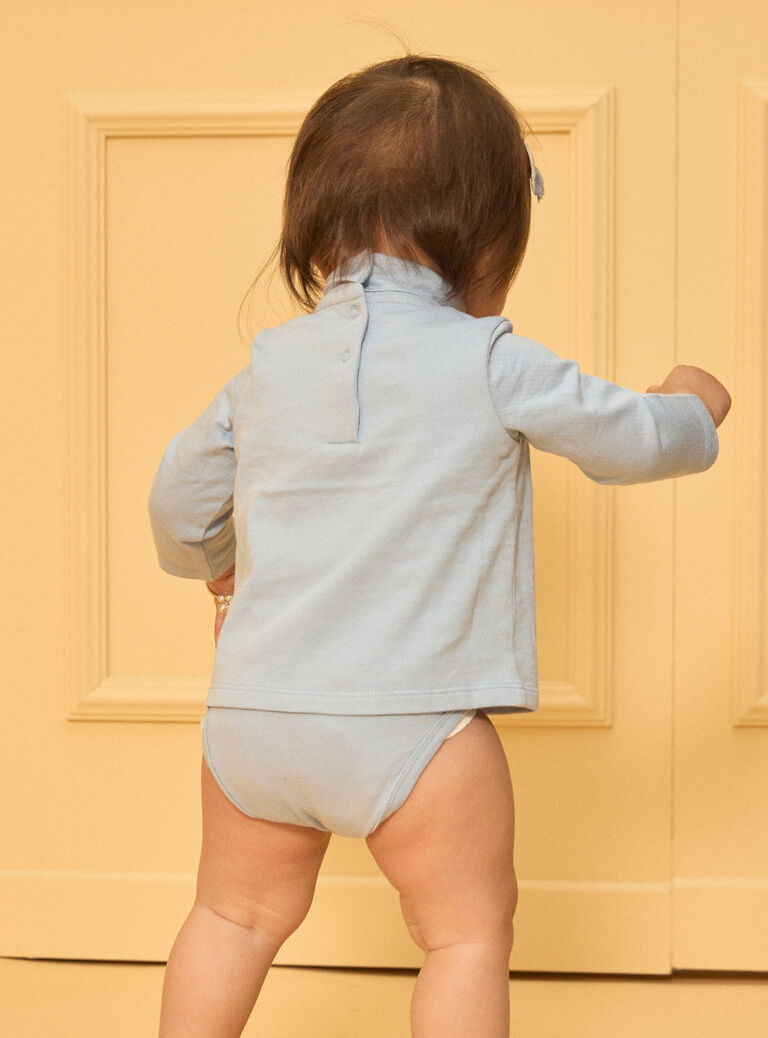 Greyish blue BODYSUIT Greyish blue BODYSUIT LAROBERTA / 24H1BFS1BOD205