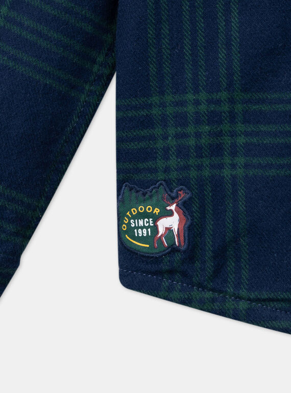 Navy OVERSHIRT LYSURAGE / 24H3PGO1SCH070