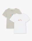 Set of 2 Organic Cotton T-shirts DEBARDAGE / 22H5PG41HLI001