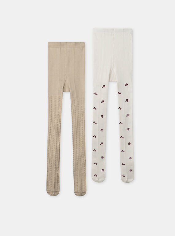 Beige TIGHTS NLUDUETTE / 25H4PFX1COL080