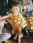 Baby Boy Yellow Short Dungarees CAKAMEL / 22E1BG91SACB114
