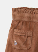 Light brown SKIRT LARUJETTE / 24H2PFS1JUPI810