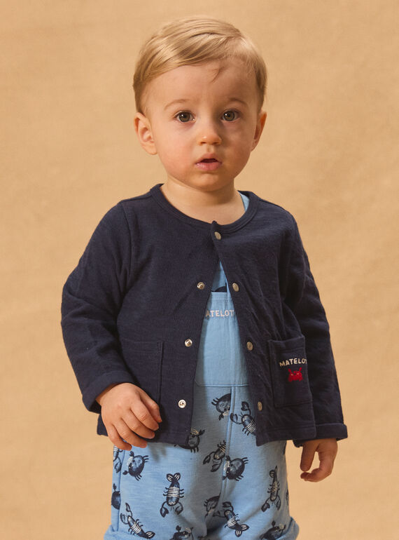 Navy KIDS CARDIGAN MAVIVIEN / 25E1BGQ1GIL070