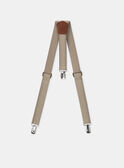 Light beige SUSPENDERS / STRAPS / BRACES MREFLAGE / 25E4PGL1BRE801