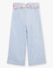 Sky pants with floral print belt FLEMETTE / 23E2PFS1PAN020