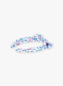 Headband with blue and white floral print DAMATETTE / 22H4PFB1TET001
