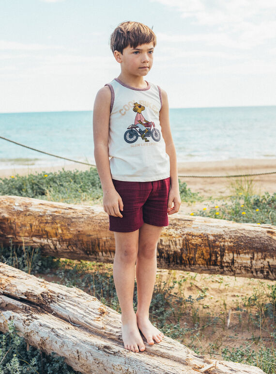 Ivory TANK TOP MRARIBAGE / 25E3PGR1DEB005