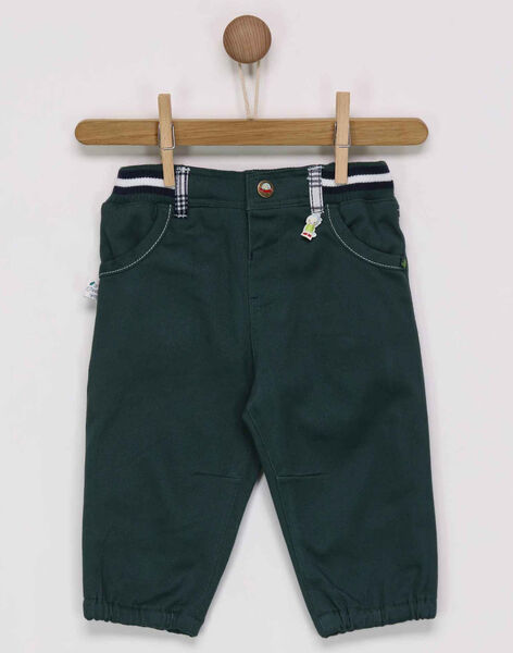 Dark green pants PAMATHIEU / 18H1BGH2PAN060