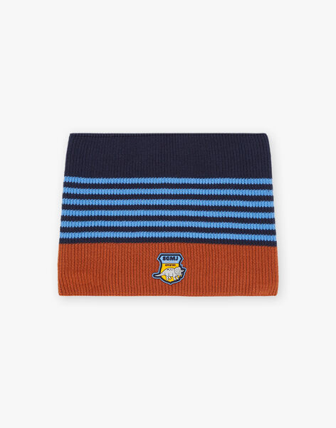 Two-toned striped print knitted snood FRARIAGE / 23E4PG52SNO713
