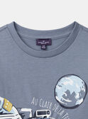 Blue TEE SHIRT LS NLOBLAGE / 25H3PGW1TMLC219