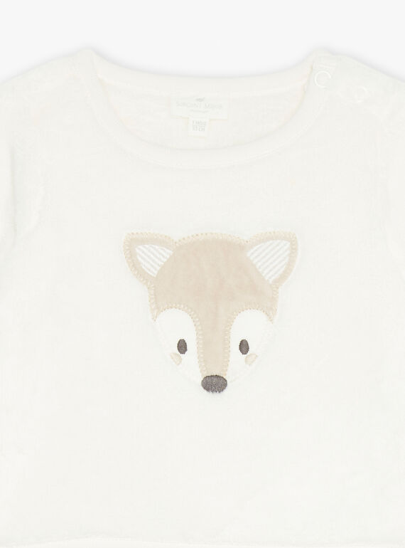 Light gray top, pajama bottoms and socks GODSON / 23H0CGL2ENSJ920