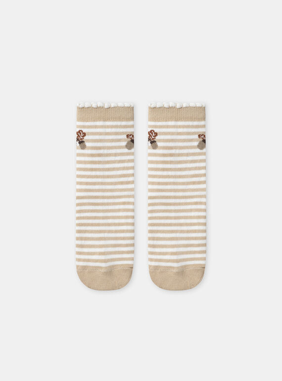 Ivory SOCKS NLEOZETTE / 25H4PFT1SOQ005
