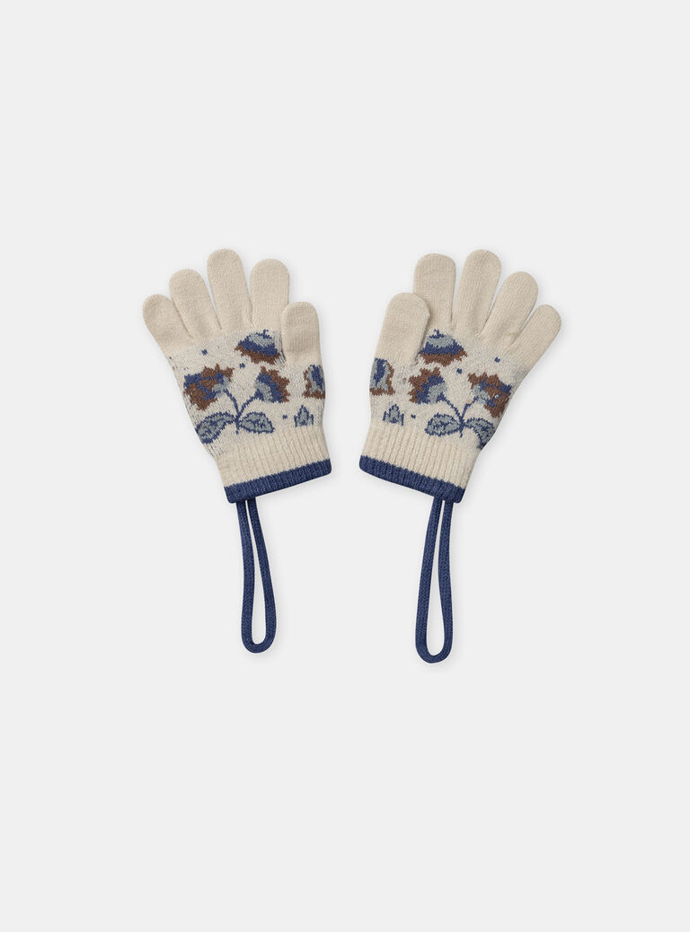 White GLOVES & MITTENS NIOMANETTE / 25H4PFG2GANA016
