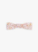 Ecru headband with floral and fox print GAGERALDINE / 23H4BFD1BAN001
