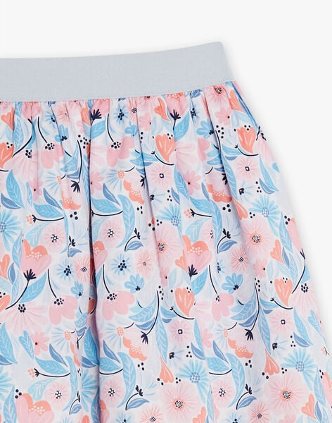 Child girl floral print skirt CHYPIETTEX / 22E2PFW1JUP001