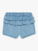 Baby girl blue denim shorts CAPHILIPA / 22E1BFM1SHOP272