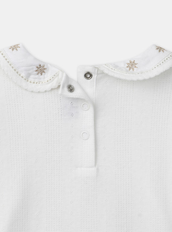 Off white TEE SHIRT LS NREBRIETTE / 25H2PFY1TML009