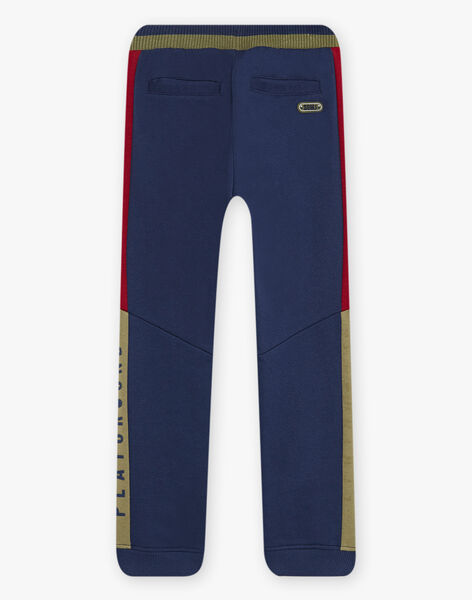 Navy blue jogging with khaki and burgundy details DICLAGE1 / 22H3PGL1JGB070