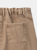 Light brown PANTS LIPAETTE / 24H2PFK2PAN803