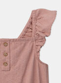 Rose wood SHORT JUMP SUIT MRACOMETTE / 25E2PFR1CBC312
