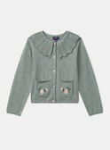Light green CARDIGAN MIGILETTE / 25E2PF92CARG600