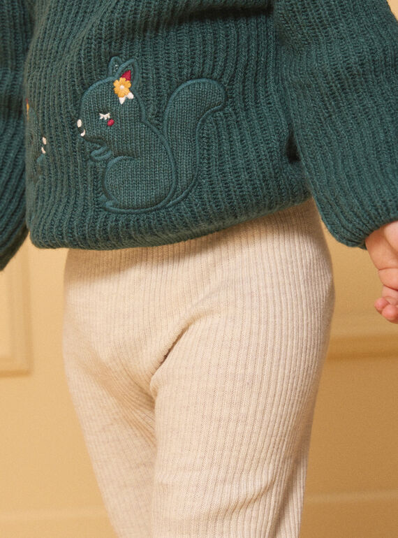 Heather beige LEGGINGS (bottom) LALIVIA / 24H1BFO1LGA011