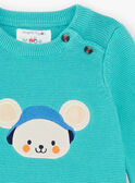 Turquoise blue sweater ZAKEVIN / 21E1BGJ1PULG621