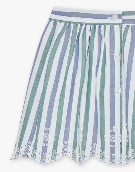 Striped print skirt FUJUPETTE / 23E2PFN1JUP001