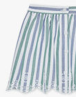 Striped print skirt FUJUPETTE / 23E2PFN1JUP001
