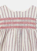 Smocked striped dress KAIVONNE / 24E1BFC2ROB114