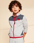 Mouse grey embroidered M jogging top  FRITOPAGE / 23E3PGJ1JGH943