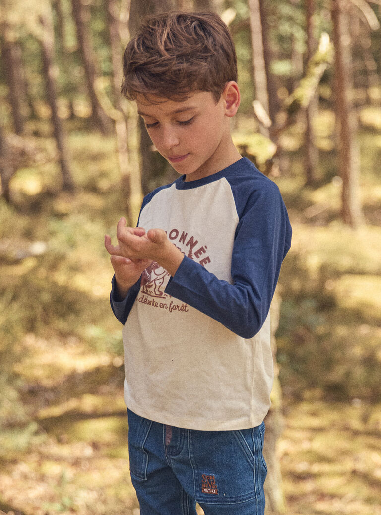 off white TEE SHIRT LS NLERANAGE / 25H3PGT2TML632