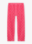 Pink phosphorescent pyjama set with Halloween motif and matching bag, child girl BEBOUETTE / 21H5PFH1PYJD331