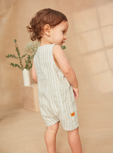 Khaki striped jumpsuit Khaki striped jumpsuit KATIMMY / 24E1BGO1CBL001