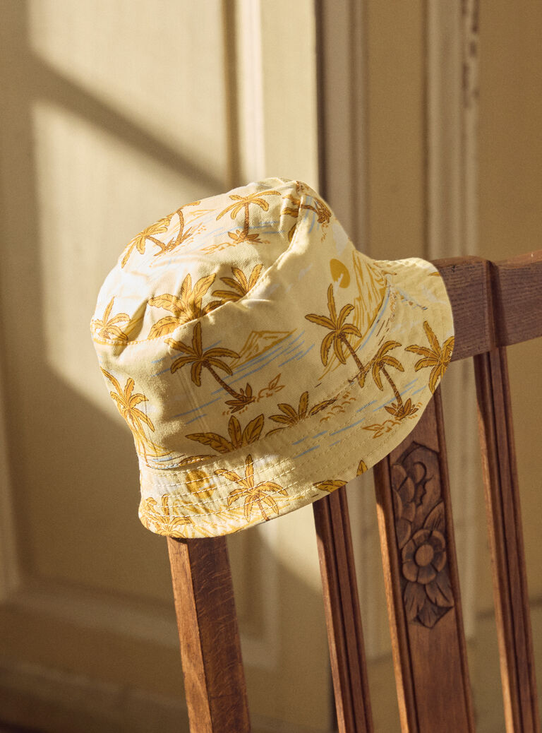 Straw yellow HAT MLABOBAGE / 25E4PGK2CHA104