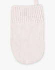 Baby girl pink lined mittens CIMANON / 22E4BFG2GAN301