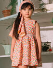 Reversible flowery print dress child girl CHUREVETTE / 22E2PFM1ROBD322