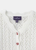 Off white CARDIGAN MALAURIE / 25E1BFJ1CAR001