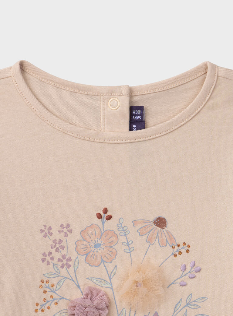 Orange TEE SHIRT LS MAFRETTE / 25E2PF73TMLE403