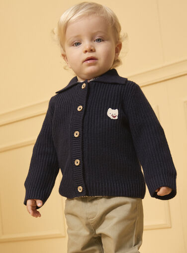 Navy KIDS CARDIGAN Navy KIDS CARDIGAN LAKRIS / 24H1BGM1GIL070