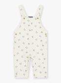 White overalls with teddy bear print GALOULOU / 23H1BGH1SALA002