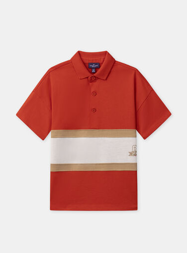 Red POLO SHIRT Red POLO SHIRT NELEVAGE / 25H3PGK1POLF508