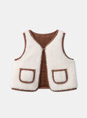 Brown CARDIGAN WHITHOUT SLEEVES LAROMANE / 24H1BFS1CSM815