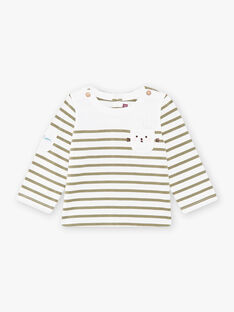 Baby boy striped t-shirt BASAMUEL / 21H1BGO1TML612