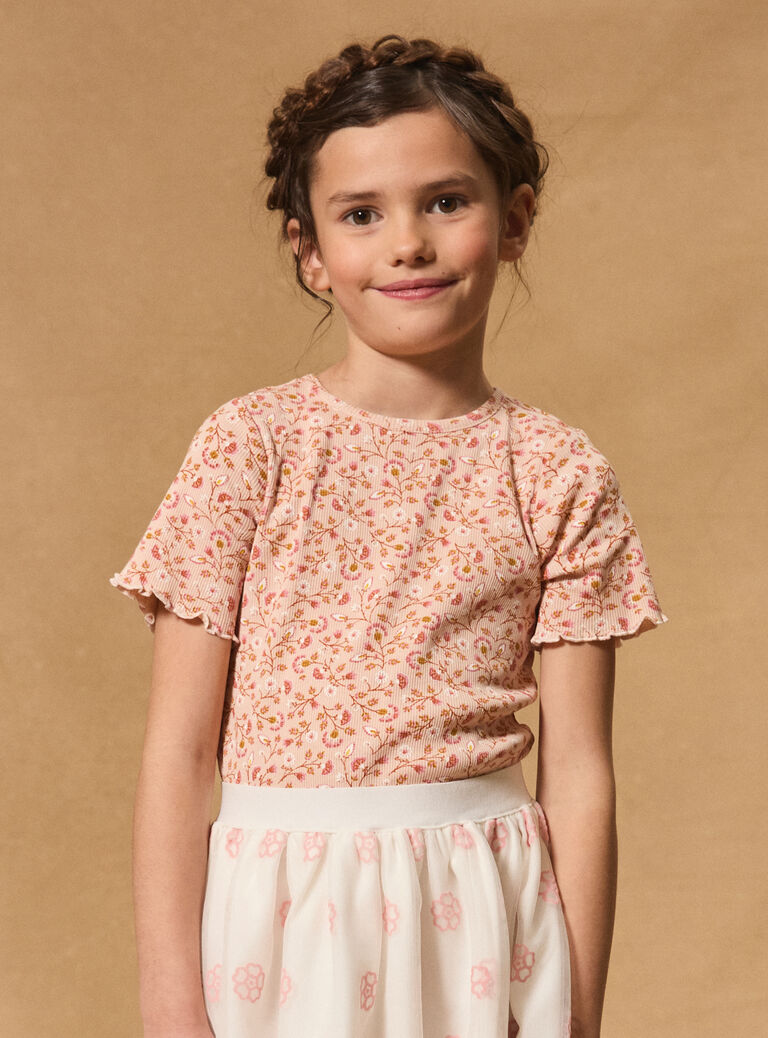 Peach TEE SHIRT SS MIXETTE 2 / 25E2PF51TMC311