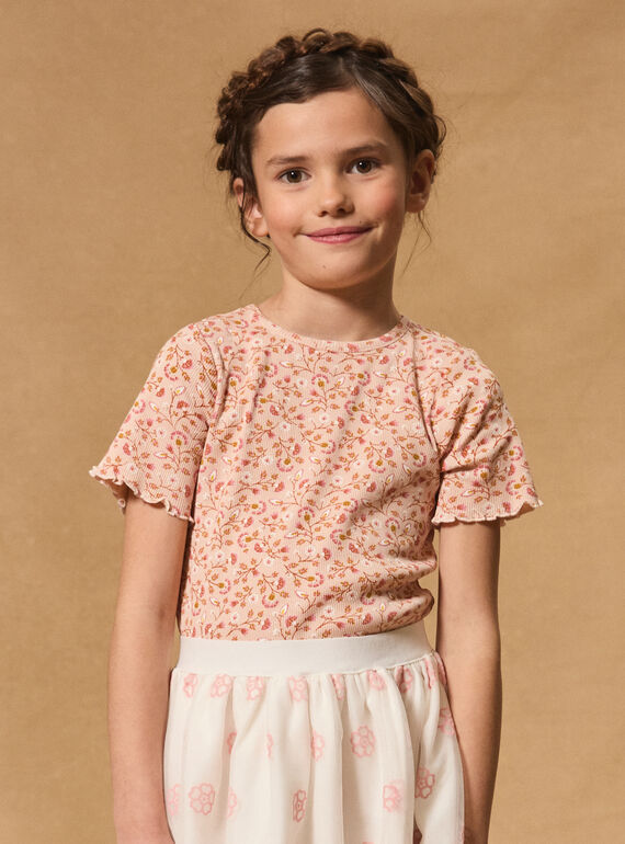 Peach TEE SHIRT SS MIXETTE 2 / 25E2PF51TMC311