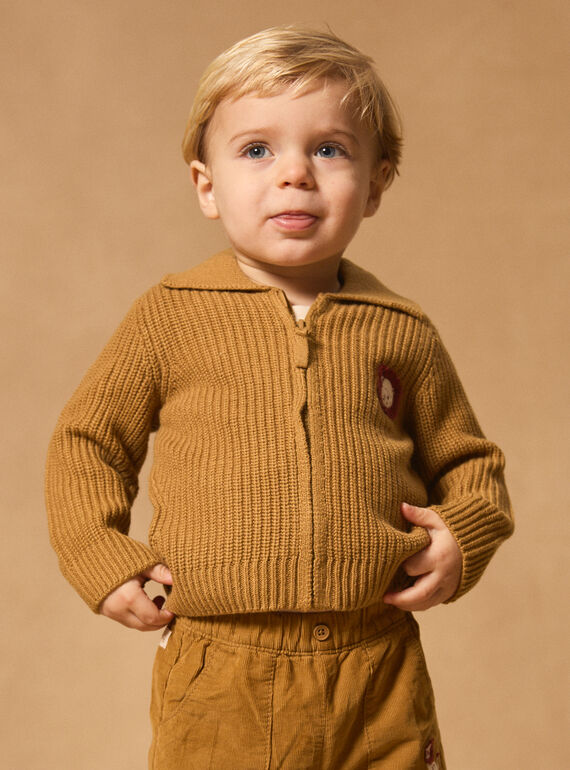Brown KIDS CARDIGAN MAARMAND / 25E1BG71GIL812