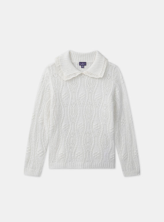 Off white PULLOVER MAPULETTE / 25E2PF71PUL001