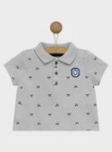 Grey pearl Polo shirt RYDANIEL / 19E1BGS1POL904