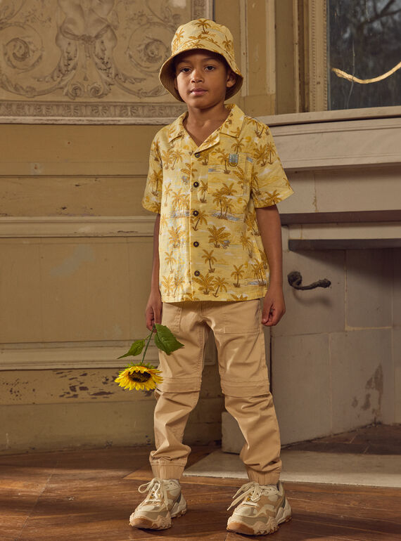 Straw yellow HAT MLABOBAGE / 25E4PGK2CHA104